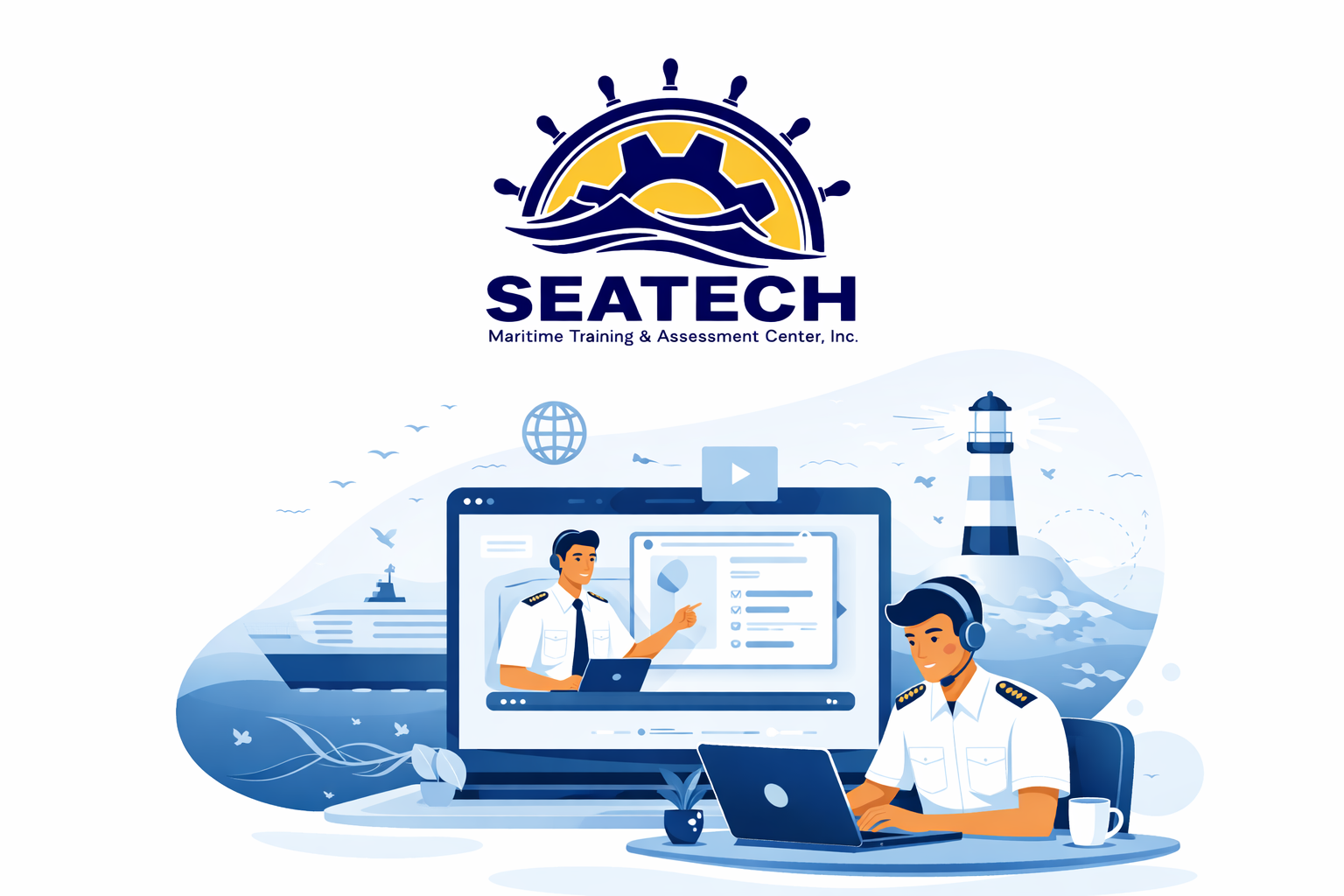 seatech cebu lms homepage image